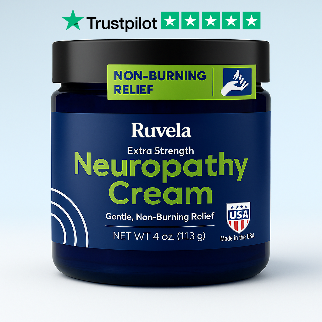 Ruvela Neuropathy Cream For Feet, Leg. Hand, And Body Joints
